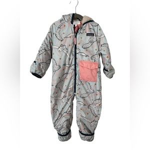 Patagonia reversible baby bunting 12-18 months